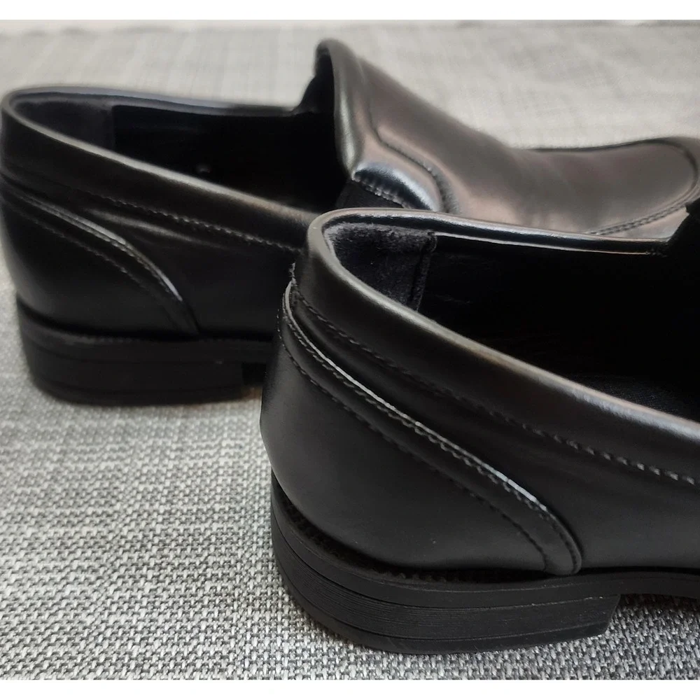 Sammy Slip Loafers Kids Size 2 Black Dress Shoes Formal Wedding